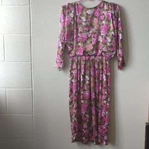Vintage floral dress